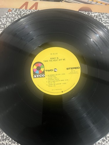 Boney M. - Take The Heat Off Me Lp Atco 1976 Promo ex! - Picture 3 of 4