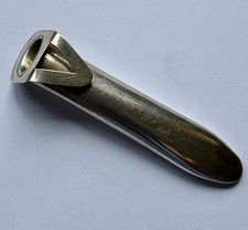 Vintage Sterling Silver Buttonhole Flower Posy Holder ~ Hallmarked London 1963