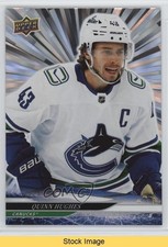 2024-25 Upper Deck Series 1 Outburst Silver Quinn Hughes #176 READ 1j1a