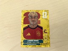 Panini World Cup 2026 Lamine Yamal Spain ESP15 Gold Crumple Sticker