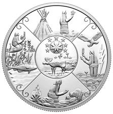 2023 Canada $20 Generations: Mi'kmaq Creation Story - 1 oz Pure Silver Coin