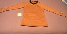 Star Trek Captain Kirk Gold Command Uniform Shirt TOS Cosplay Costume Sz. M-S
