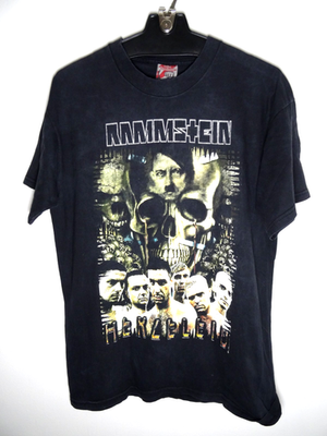 Vintage Rammstein T Shirt XL Mens Concert Tour Mexican Bootleg