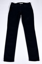 Levi  s 711 Women  s Size 26 Black Stretch Mid Rise Skinny Jeans 26x28 