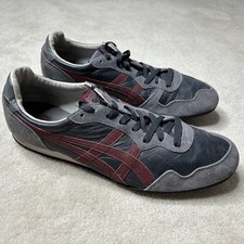 Onitsuka Tiger Serrano Shoes Men  s 12 Gray Black Sneakers Low Top Asics