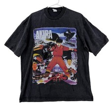 Akira Kaneda Shirt Mens Large Black Graphic Tee T-Shirt Anime PHILOCTETES
