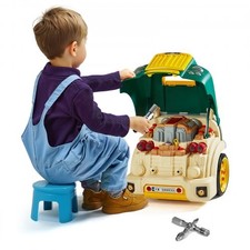 Engine Toy, 60 Pieces, Kids Mechanic Car Repair Set with Removable Parts, Li...