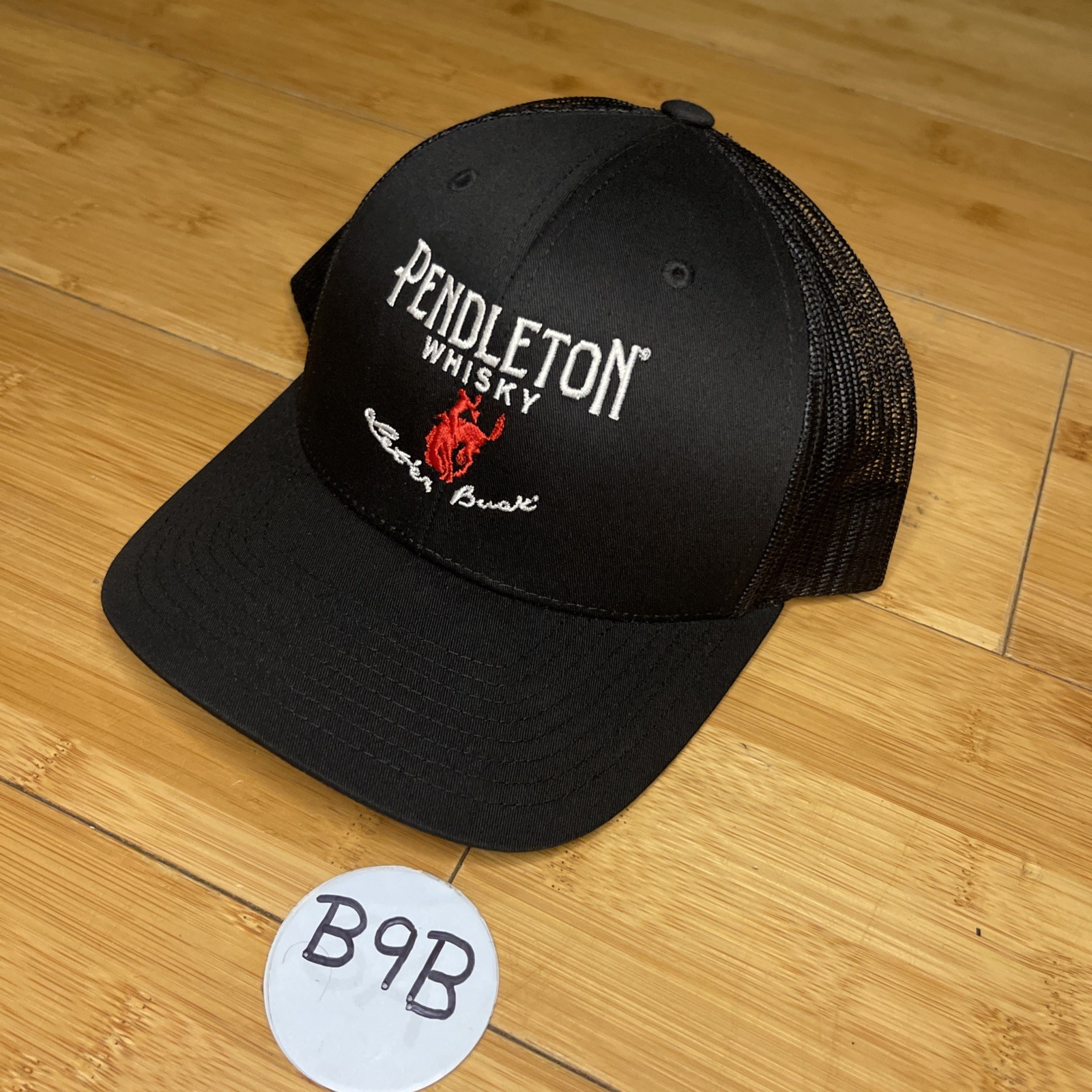 Pendleton Whisky Hat Cap Snapback Mesh Black Truc… - image 10