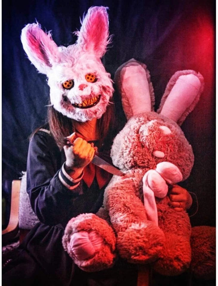 Bloody Rabbit Mask for Halloween Cosplay, Parties, and Teen Events - Image 4 of 4