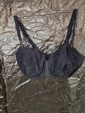 NWT 32D Victoria's Secret Dream Angels Wicked Push Up Lace UW Bra Iceblue
