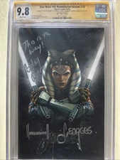 *2x Signed & Remark* Barnes/Jeanty CGC SS 9.8 Star Wars Mandalorian #5 Kael Ngu