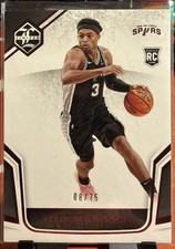 2019-20 Panini Chronicles Limited Keldon Johnson #371 Red RC /75 SPURS