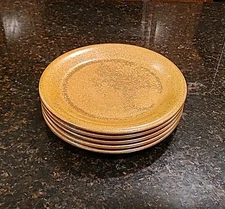 SET OF 5 Studio Nova Stoneware COPPER SUITE 10.75" Dinner Plates. PR201