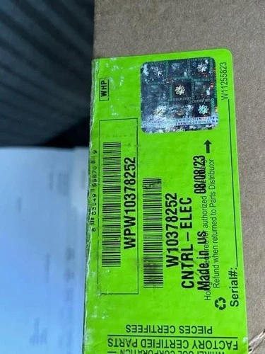 Whirlpool WPW10378252 Main Control Board