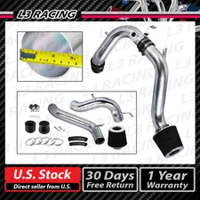 BLACK COLD AIR INTAKE KIT+DRY FILTER FOR HONDA 08-12 Accord Coupe/Sedan 2.4L L4