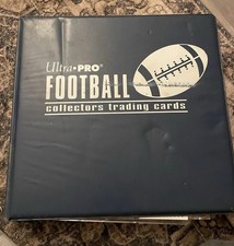 Huge Binder Lot Sports Cards Over 900 Football Few Basketball RARE Find