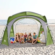 Unicamper Canopy 12 X 12ft Large UPF50+ Pop Up Tent Rainproof Dome Sun Shelter