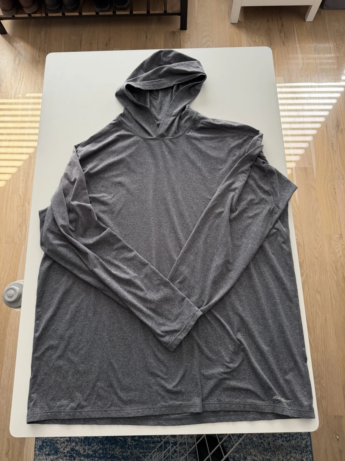 Eddie Bauer Mountain Trek Hooded Hiking Shirt Heather Gray Size 2XLT
Opens in a new window or tab