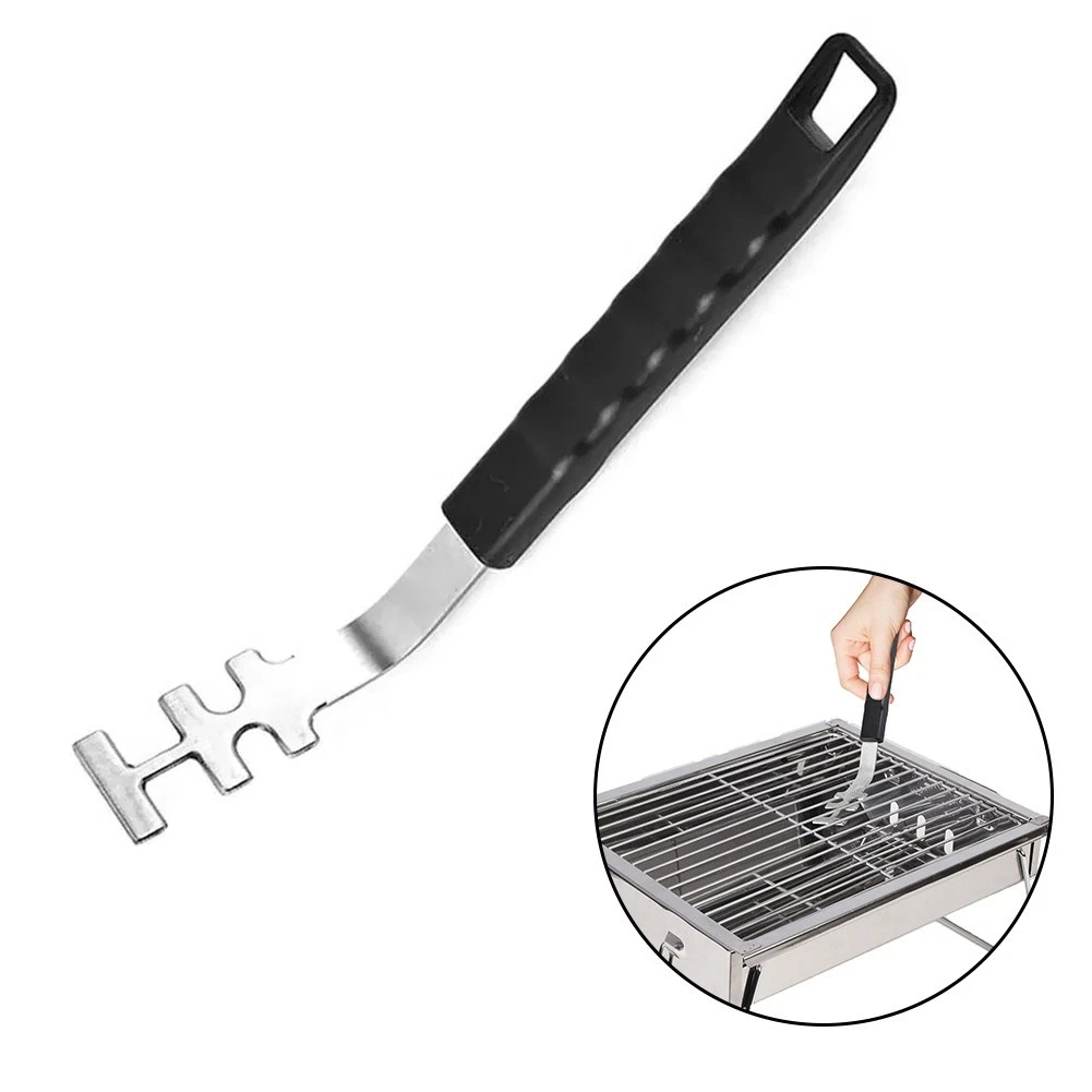 Spazzola di Pulizia per Barbecue Nero [31 x 7,1 x 5 cm