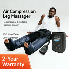 Air Leg Massager Compression Boots Air Pressure Pressotherapy Foot Calf Therapy