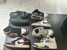 Four Shoes Lot Box Yeezy Slide - Jordan 4 - Jordan 1 Mid - Take all