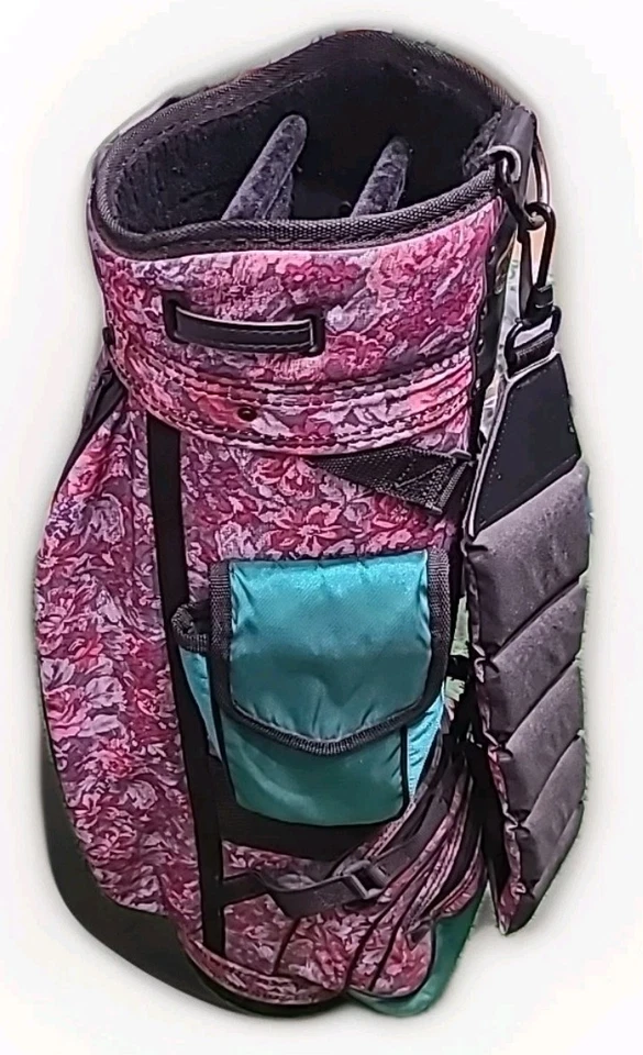 Burton Mfg Mujer | Tres Divisores | Bolsa de Golf Estampado Floral + Fundas para Palos Foto 4 de 4