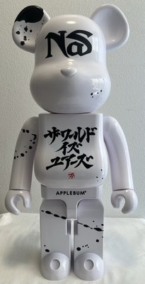 BE@RBRICK APPLEBUM NAS 1000% Bearbrick Hip Hop Figure Japan (No Box)