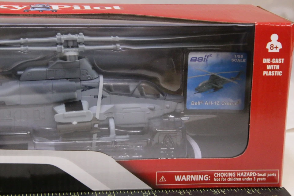Helicóptero Sky Pilot Bell AH-1Z Cobra #26123 1:55 New-Ray NUEVO Foto 2 de 4
