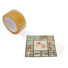 JVCC Cellophane Sealing Tape [Biodegradable] (CELLO-1): 2 in. x 72 yds. (Clear)