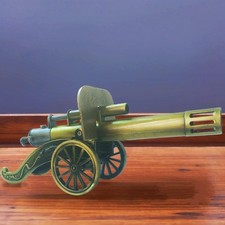 DSQSTMR Mini Artillery Cannon Firecracker Launcher Iron 9" 2.6" 3.9", Gold
