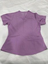 FIGS Technical Collection Lavender Medical Scrub Top, Size M