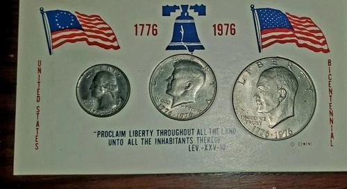 1776~1976 BICENTENNIAL PROOF SET~3 COIN SET