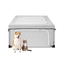 EHEYCIGA 42x42x26 Inches Puppy Playpen with Top Cover for Dogs  Cats Indoor ...