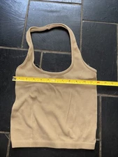 American Eagle Tan Brown medium halter top