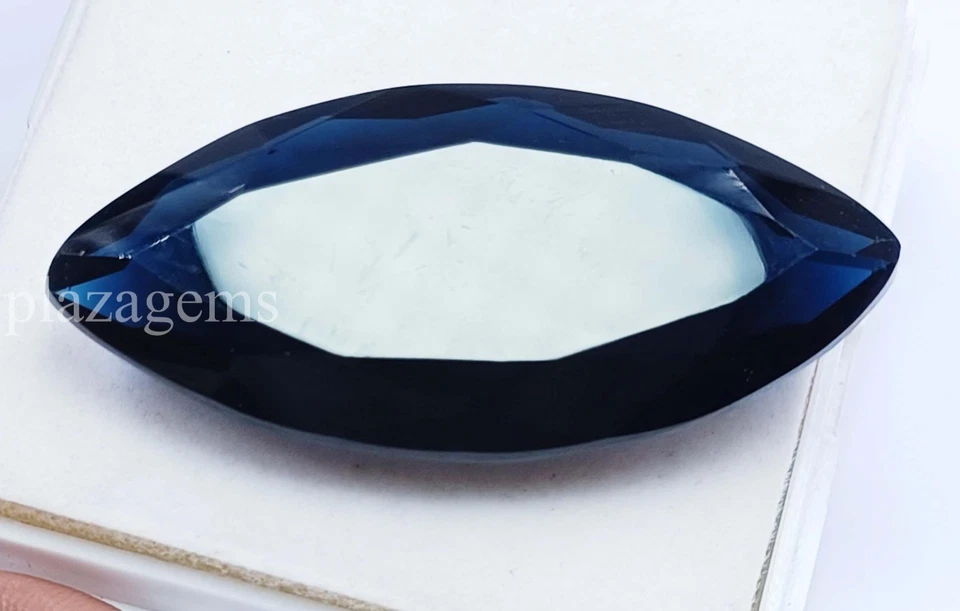 Natural Blue Apatite 117.35 Ct EGL Certified Gems Marquise Cut Loose Stone 5ARC - Image 4 of 4