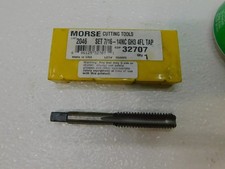 3 NEW Morse Cutting Tools Straight Flute Hand Taps, 7/16-14 NC GH3 4FL, 2046