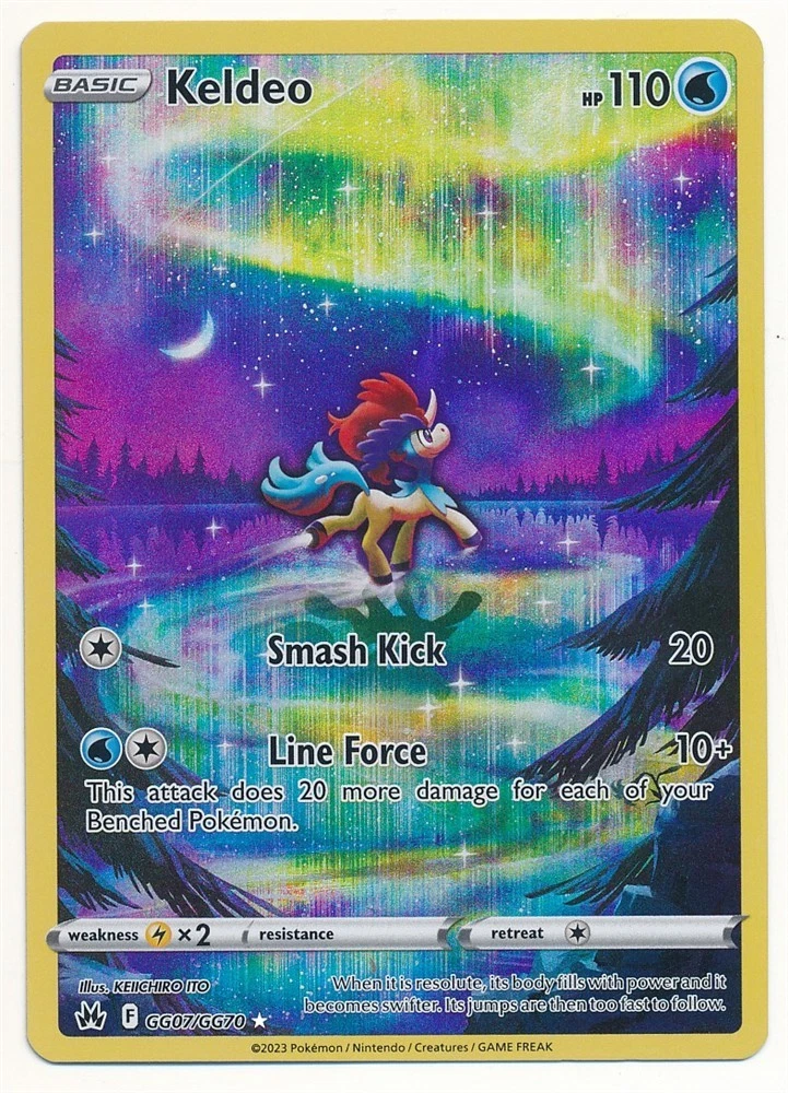 Keldeo Pokémon TCG Full Art Individual Trading Card Games for sale