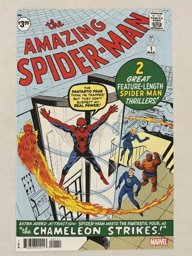 Amazing Spider-Man #1 - Facsimile Reprint from 2022 - 9.6 (NM+)