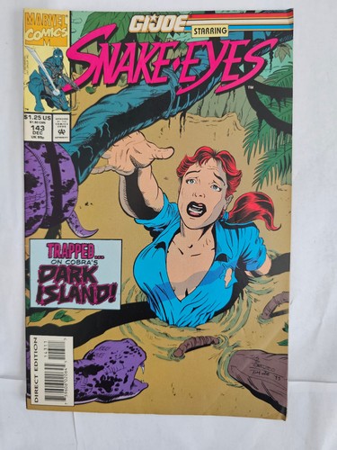 G.I. JOE #143: STARRING SNAKE-EYES -- "TRAPPED ON COBRA'S DARK ISLAND!" -- 1993