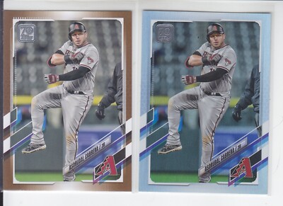 2 - 2021 Topps ASDRUBAL CABRERA Rainbow Foil + Gold /2021 Dbacks US279