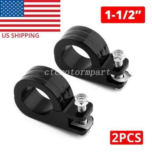Highway Foot Pegs & Clamps For Harley Touring – Road King, Street Glide (Chrome/Black)