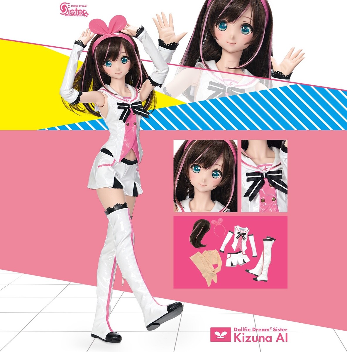 VOLKS Dollfie Dream Kizuna Ai Figure | eBay