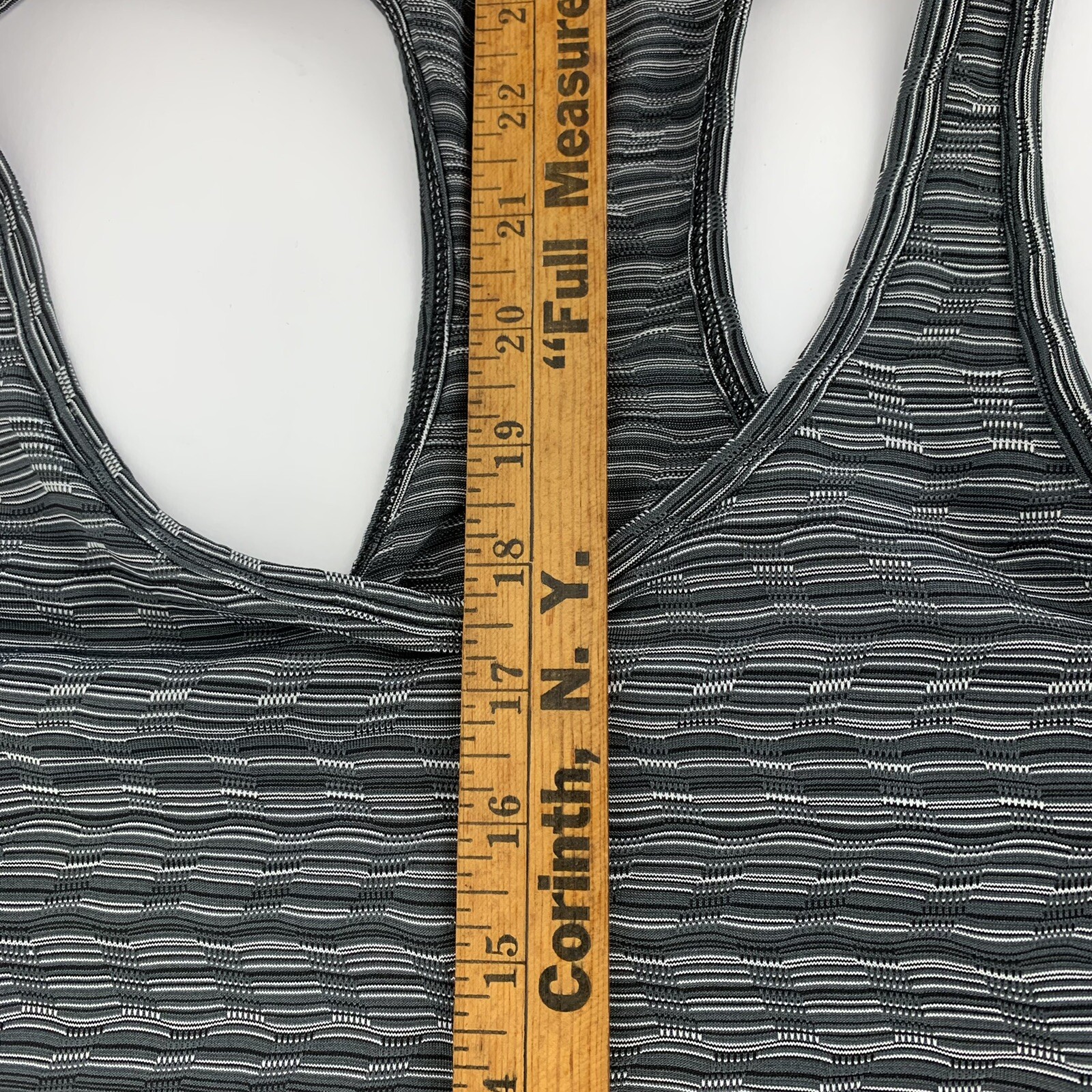 90 Degrees by Reflex Racerback Tank Top Women's Size Small Black Gray Active Gym