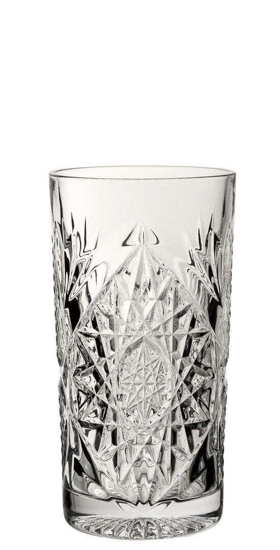 Rockstar Hiball Tumblers Clear Glassware Drinking Bars 16.75Oz (48Cl) Pack Of 6