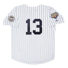 Alex Rodriguez 2009 New York Yankees World Series White Home Men's Jersey S-3XL