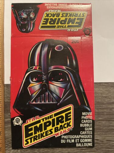 Vintage 1980 Star Wars Empire Strikes Back Topps Trading Movie Cards EMPTY BOX - Picture 2 of 3