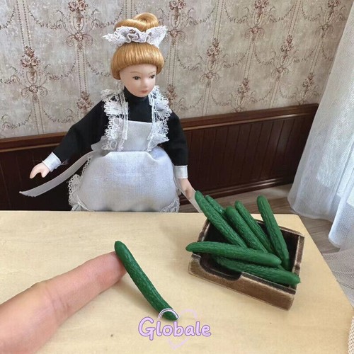 1Set Maßstab 1:12 Miniatur Puppenhau Handgefertigter Obstkorb Küchenmöbel Gemüse - Bild 10 von 31