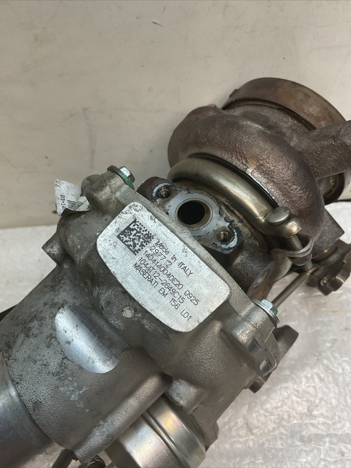 14-20 MASERATI GHIBLI 3.0L LEFT DRIVER TURBOCHARGER MANIFOLD OEM 36k Miles Only