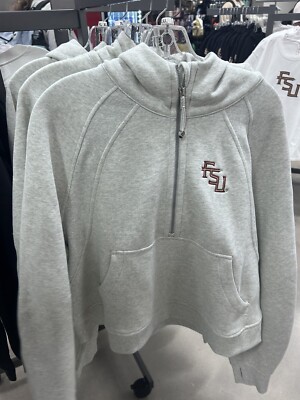 70's USA製 4段バックフェルト スイングトップ Collegiate Lululemon Scuba Oversized Half-Zip Hoodie Florida State FSU XL/XXL