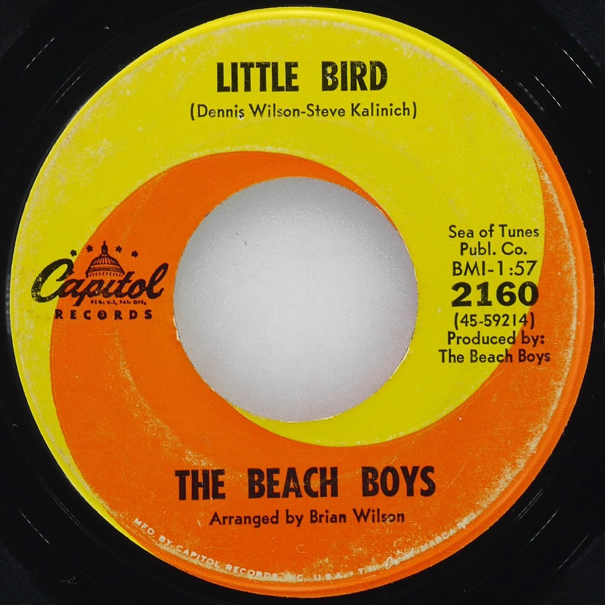 【EP】ビーチ・ボーイズ　FRIENDS / LITTLE BIRD THE BEACH BOYS Friends / Little Bird CAPITOL 2160 VG- 45 7